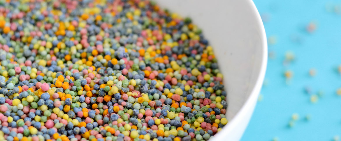 Rainbow Chip Sprinkles (PALEO, VEGAN, GLUTEN FREE, GRAIN FREE, SUGAR-FREE)