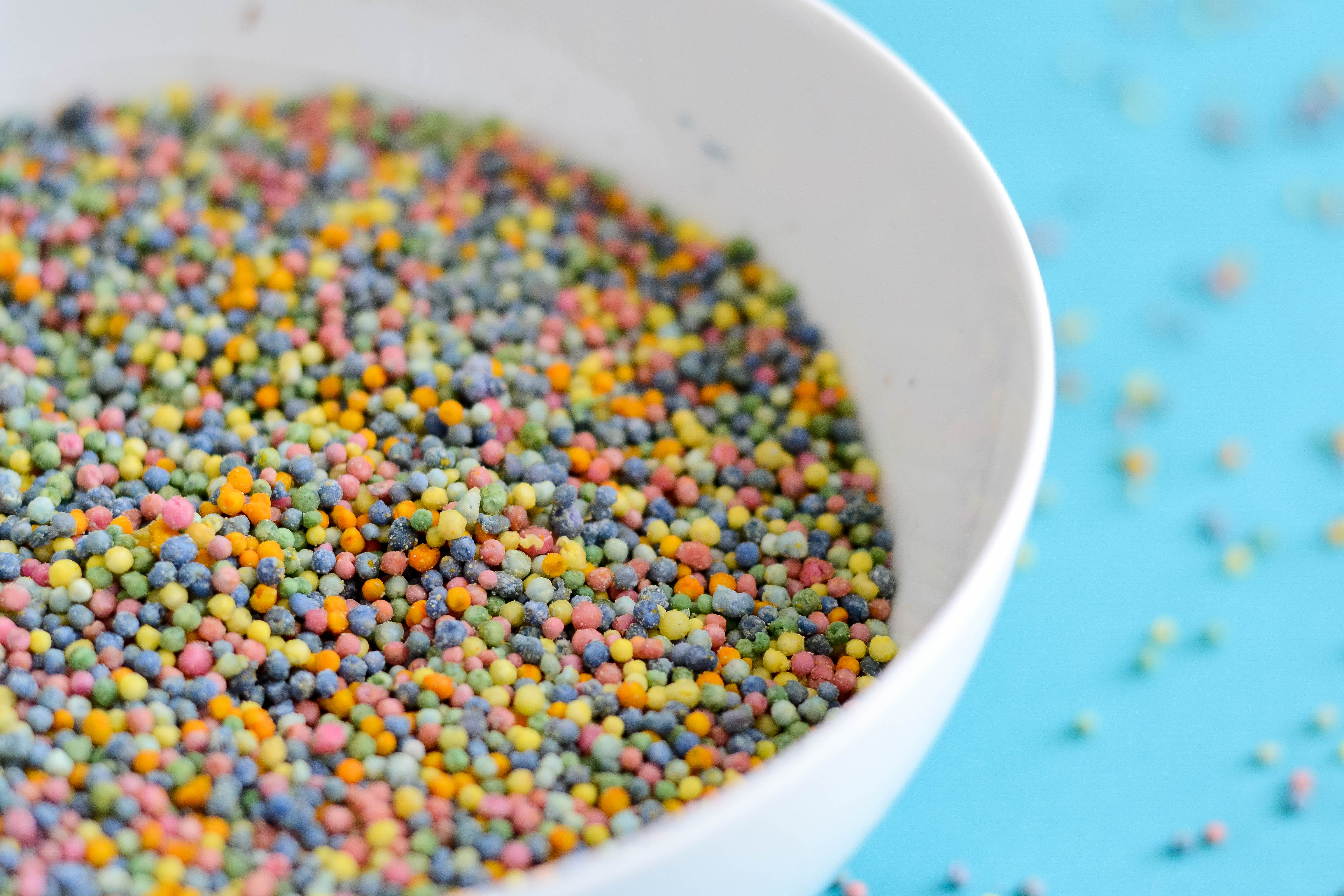 Rainbow Chip Sprinkles (PALEO, VEGAN, GLUTEN FREE, GRAIN FREE, SUGAR-FREE)  - Simple UnsweetSimple Unsweet